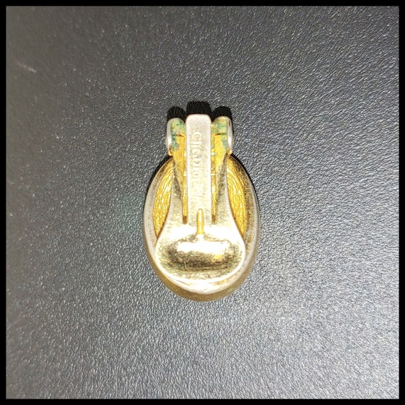 Vintage Christian Dior Single Clip-On Earring, Marked - Picture 5 of 6
